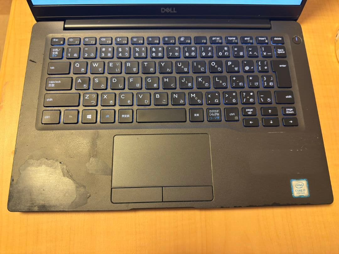 DELL ノートPC i7 8665U 8GB SSD256GB OSなし