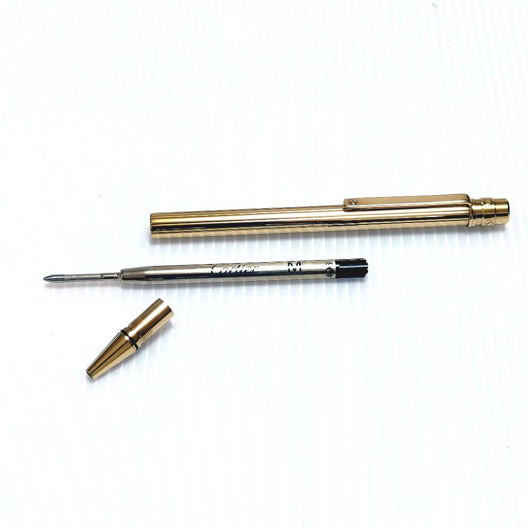 【希少】カルティエ サントス ボールペン ST150183 ゴールド美品