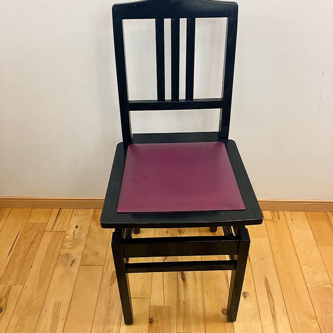 早い者勝ち　ピアノ椅子　トムソン 椅子　高さ調整可能