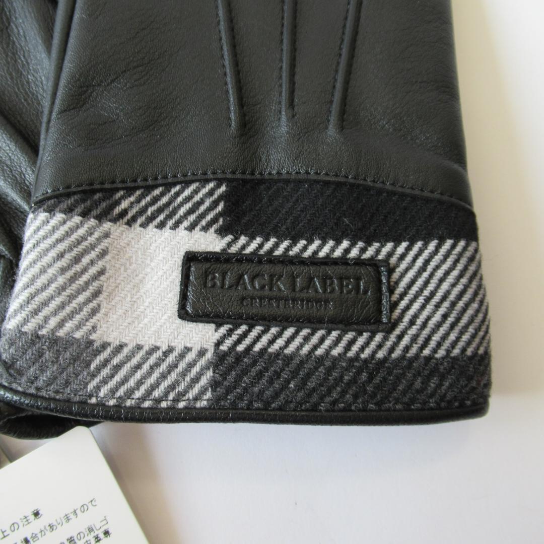 ブラックレーベルクレストブリッジ新品ブラック グローブ / 手袋