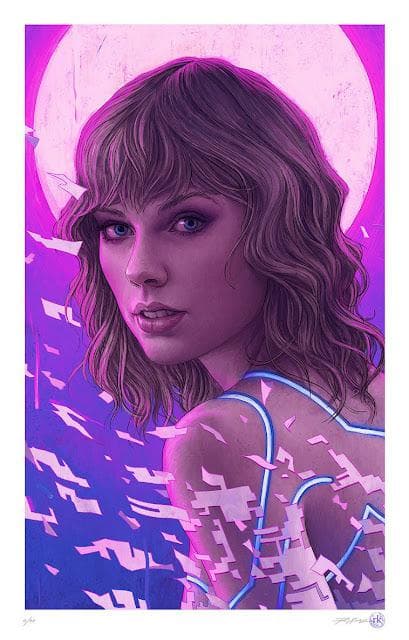 Taylor Swift Reputation ジクレー ポスター