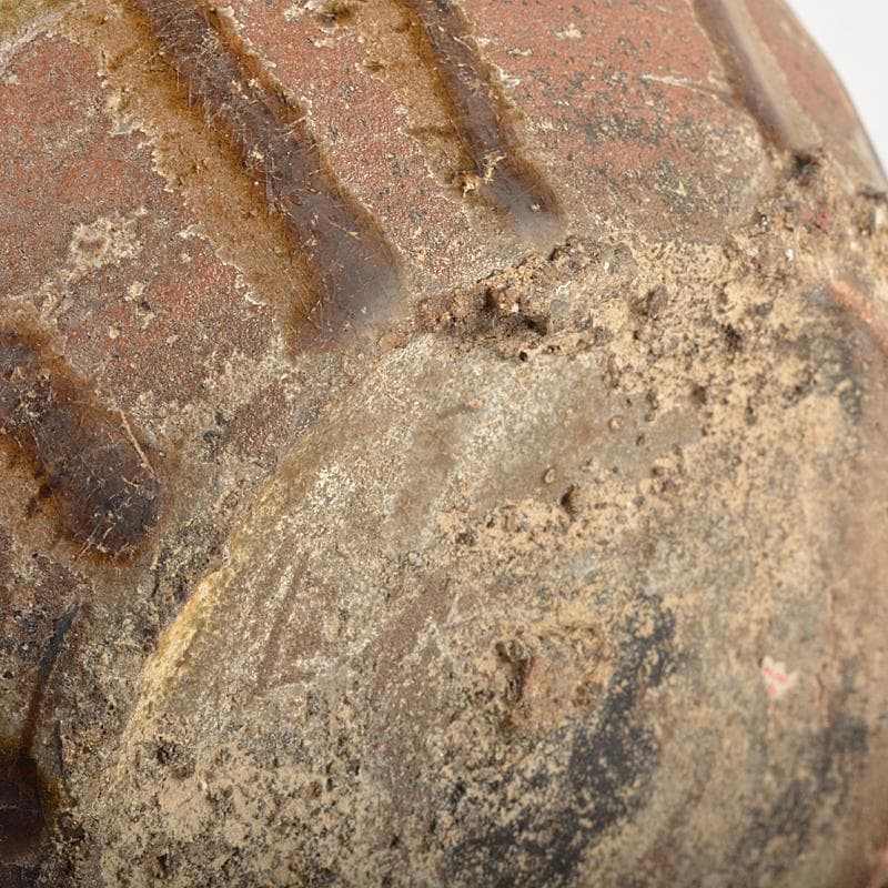 茶道具　韓国陶芸選　伊羅保　水指　箱付　V　R7210B