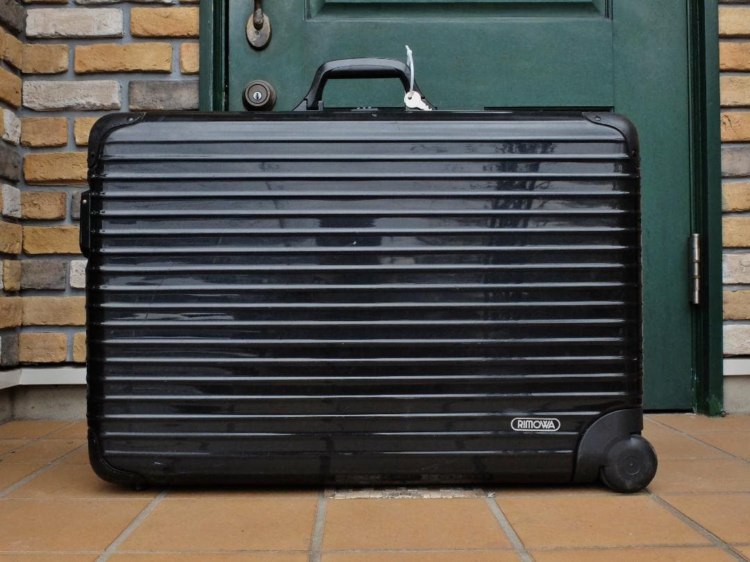 RIMOWAリモワ『サンバ・ノヴァ』プルタブ 2輪トロリー 66L 艶黒 レア