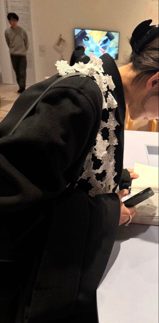 菅原美裕さん着用　BIBIY. つけ襟