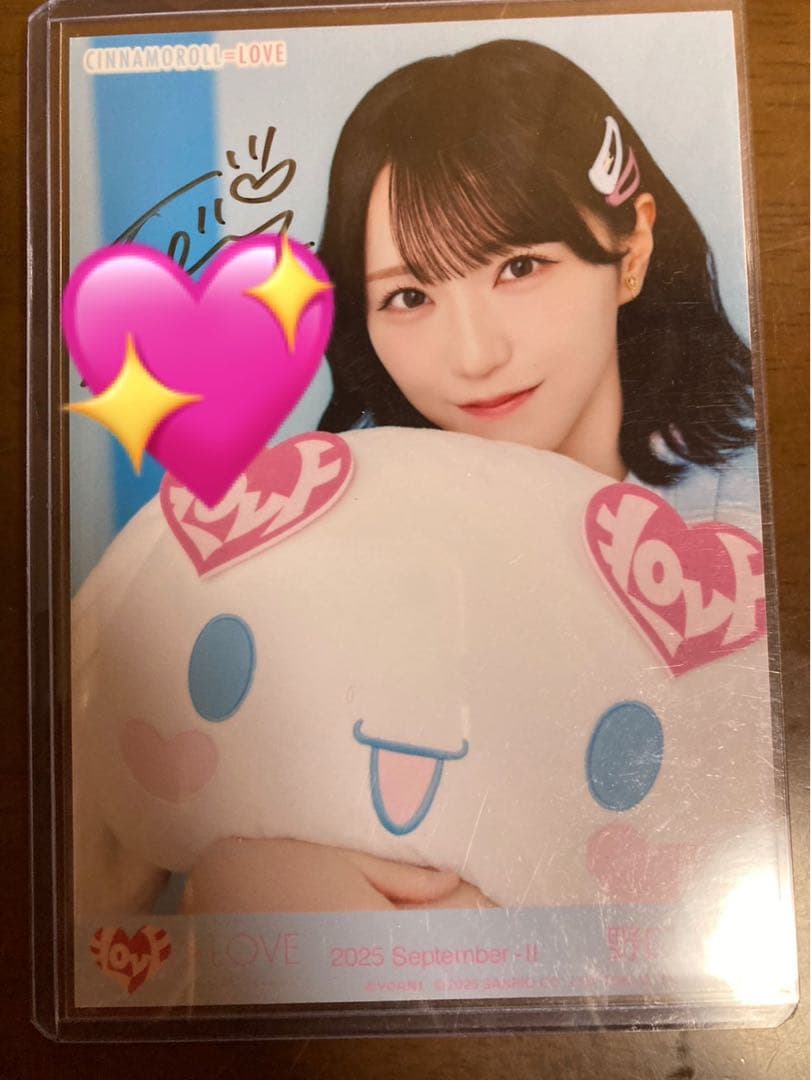 野口衣織　イコラブ　生写真　直筆　シナモン　=LOVE