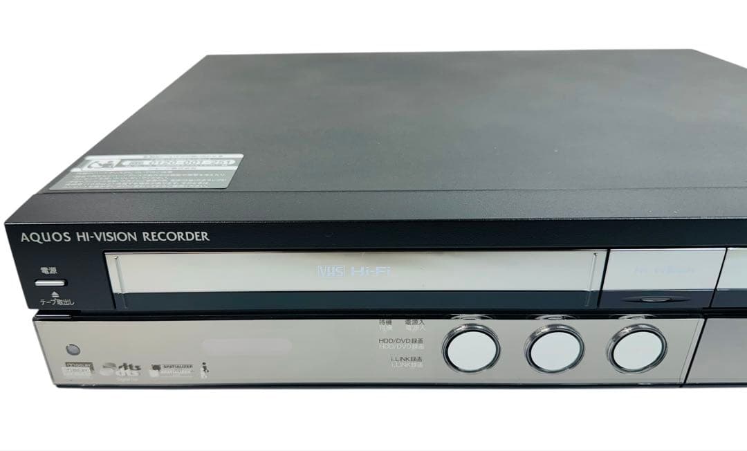 シャープ 地デジ対応 HDD内蔵 VHS一体型DVDレコーダー DV-ACV52