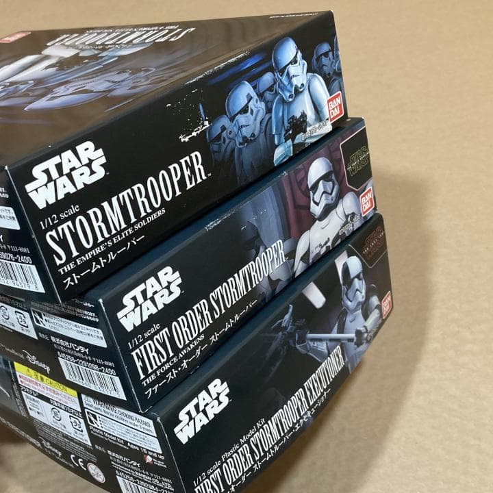 ◆未組立◆バンダイ 1/12 スターウォーズ ストームトルーパー ★3個セット