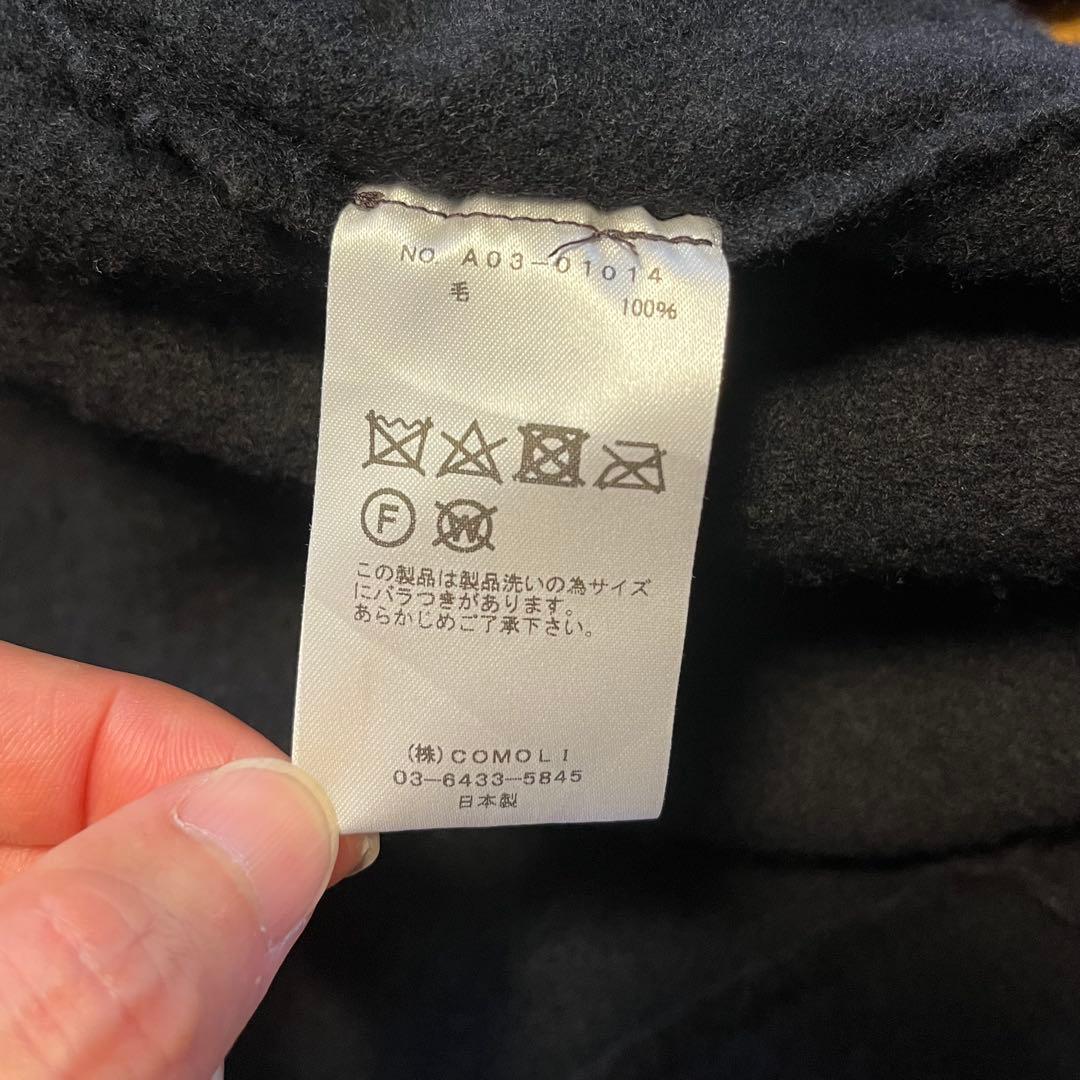 24AW 縮絨ウールジップショートジャケット A03-01014