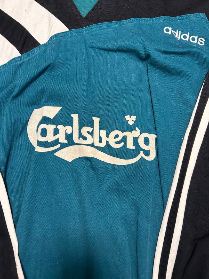 リヴァプール コットンプルオーバー adidas エンブレムなし アディダス