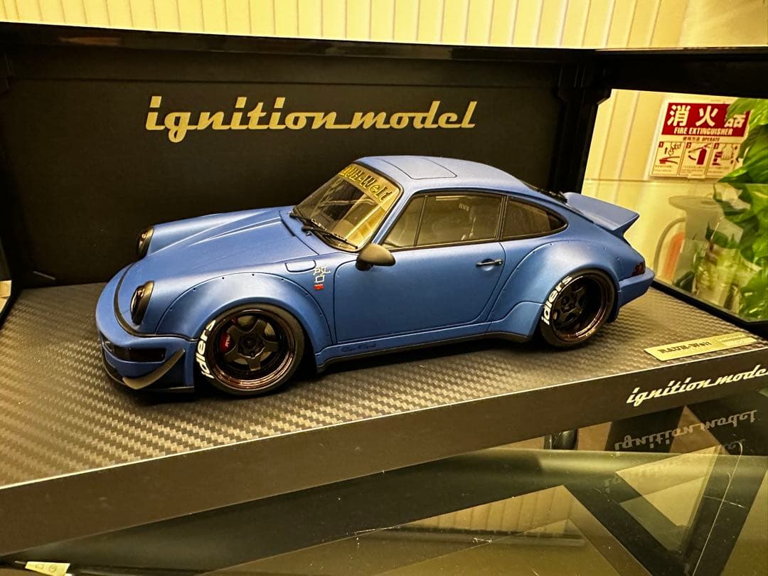 RWB964マッドブルーignition model 1/18限定1個