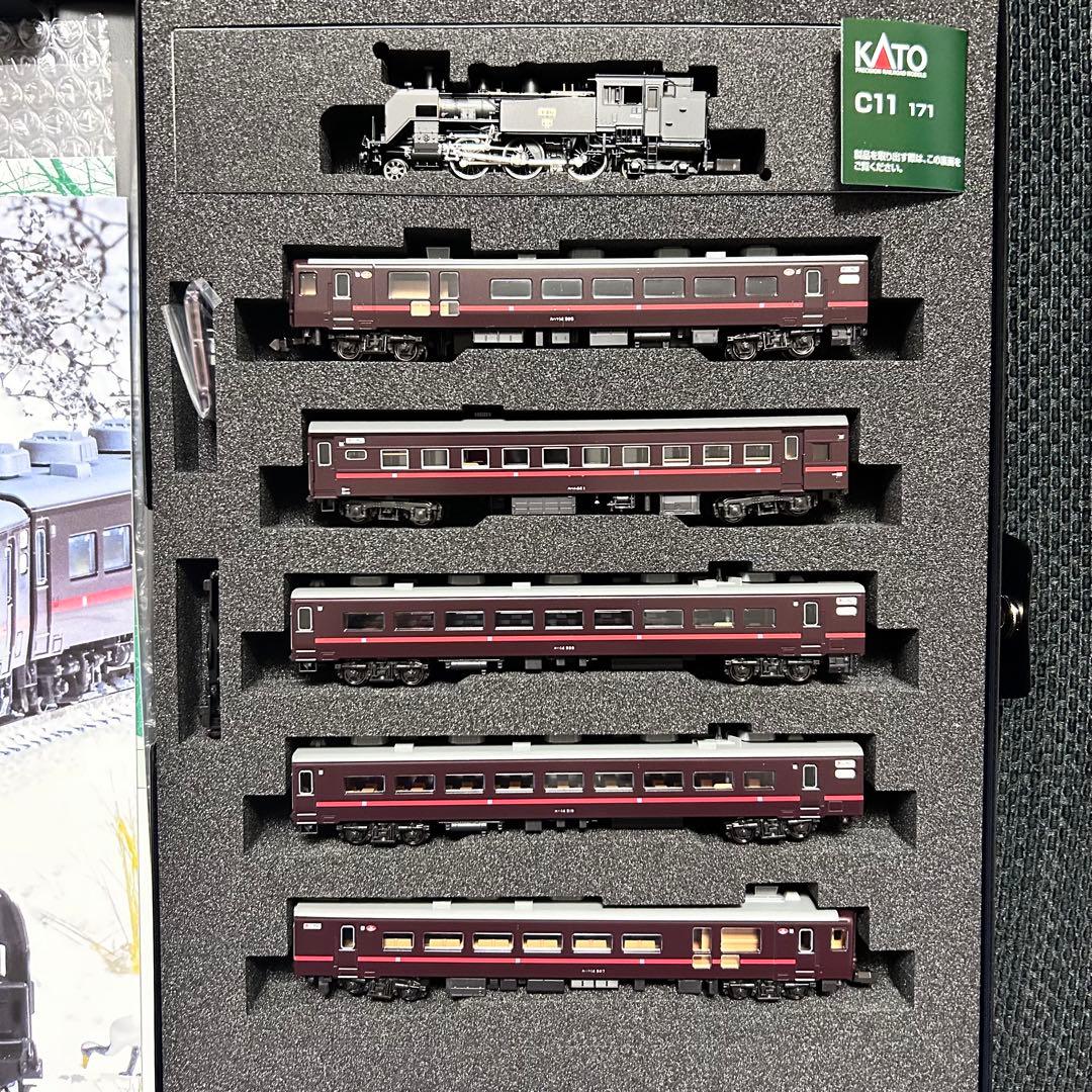 ★新品★ KATO 10-1958 C11 171+14系「SL冬の湿原号　6両