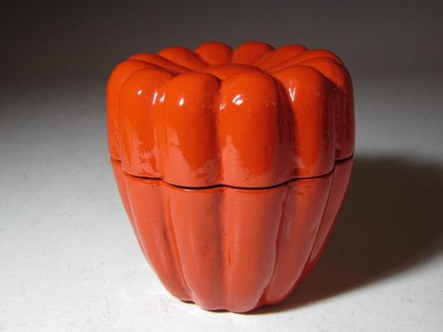 飛来一閑 菊大棗 裏千家 十五代 鵬雲斎花押！o551