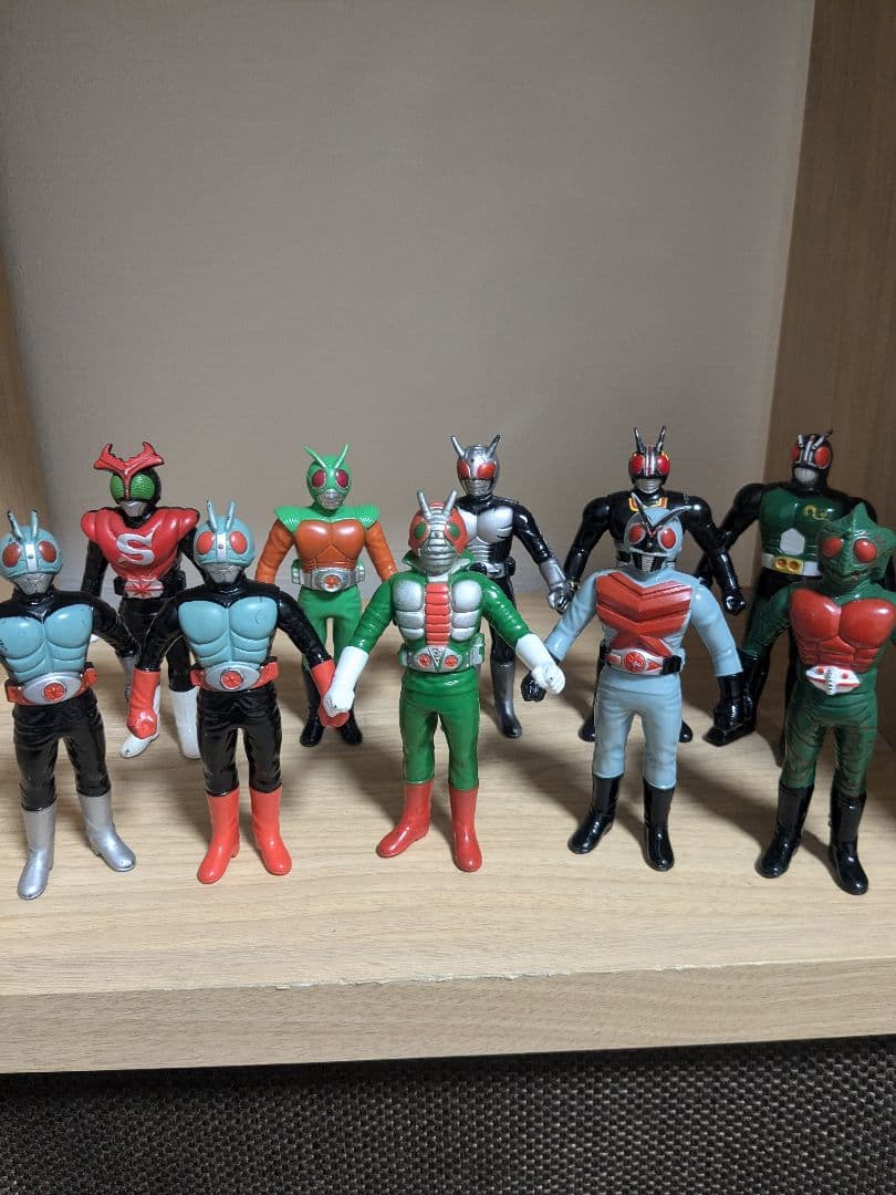 希少☆仮面ライダー ソフビ 10体 まとめ売り
