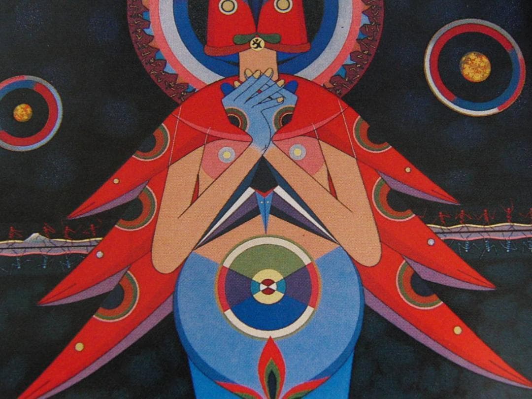 小牧源太郎、【金精融尊】、希少な額装用画集より、新品額装付、状態良好