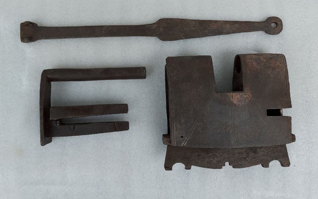 稀少/1920年代/蔵用の錠前/鍵付き