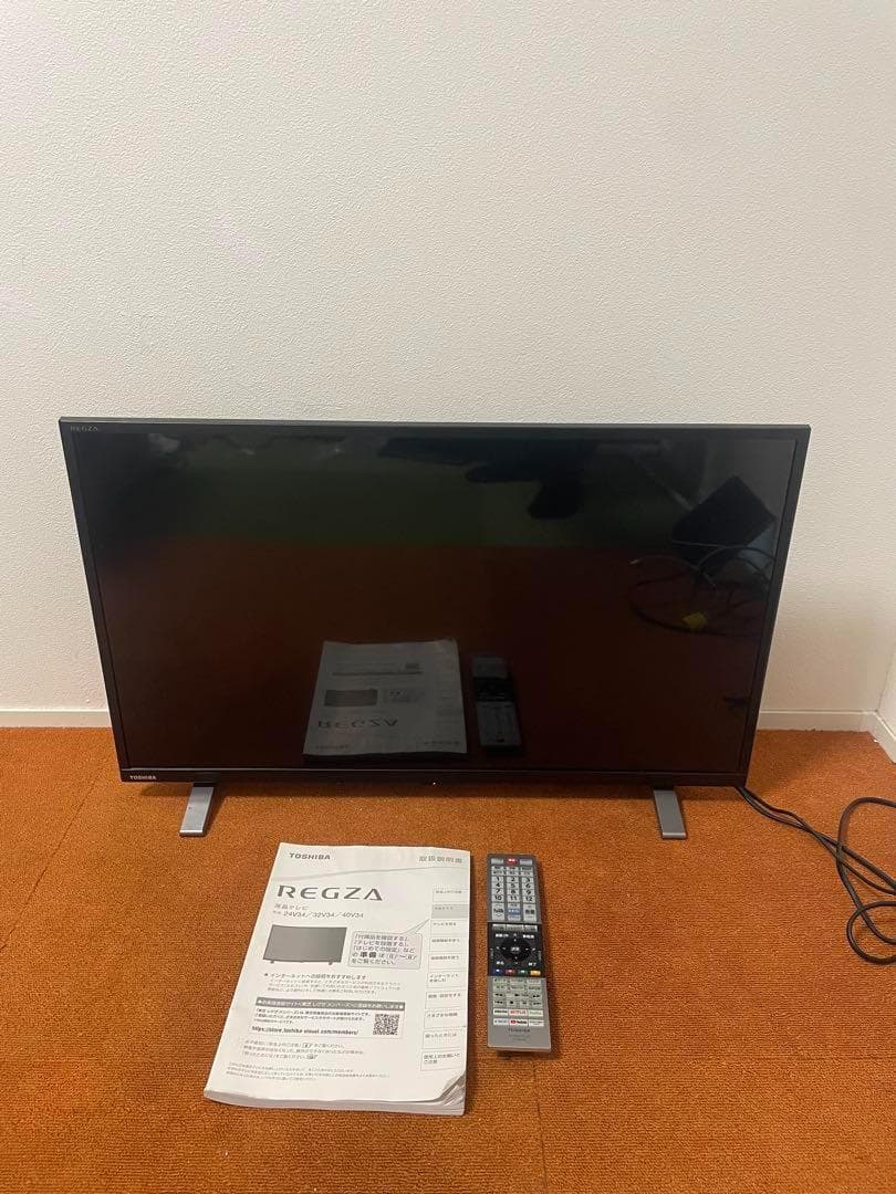 東芝 32V型 液晶テレビ 32V34 REGZA ハイビジョン 2021年製
