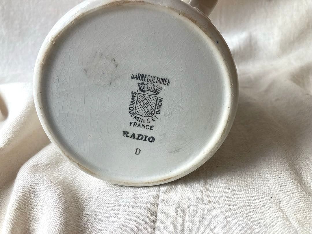 フランスアンティーク　サルグミンヌ　ピシェ　水差し