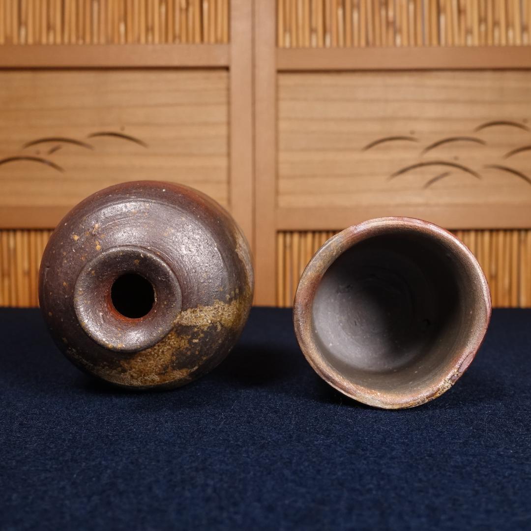 備前焼 重要無形文化財 伊勢崎満 備前徳利 ぐい呑 まとめ 共箱