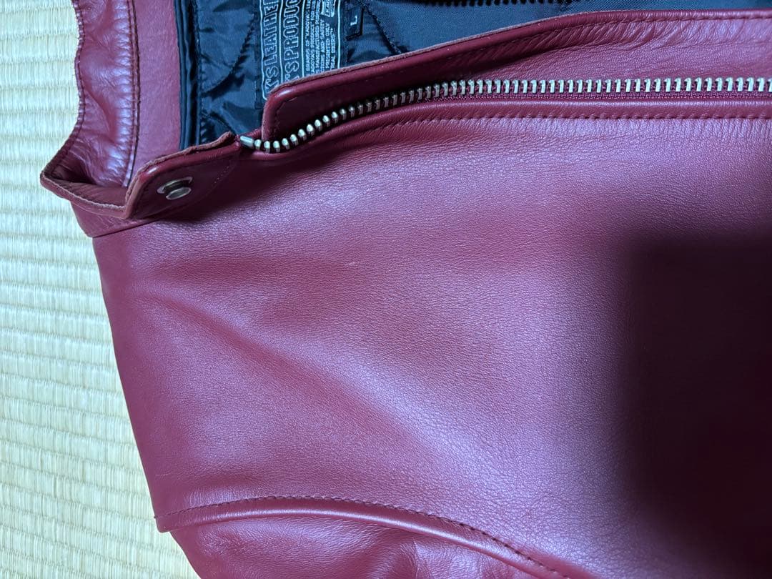 【牛革】KADOYA レザージャケット L ライダースジャケット 本革