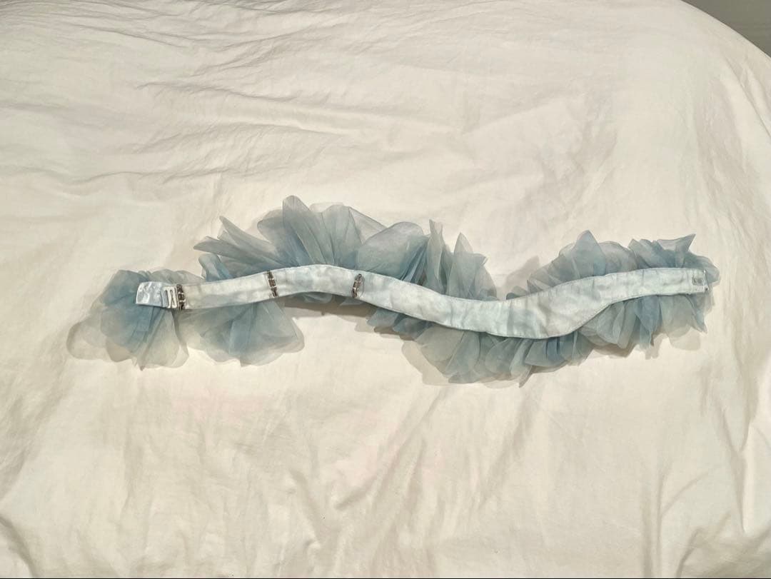 お値下げ中　カラードレス 水色 Aライン 3WAY クリーニング済