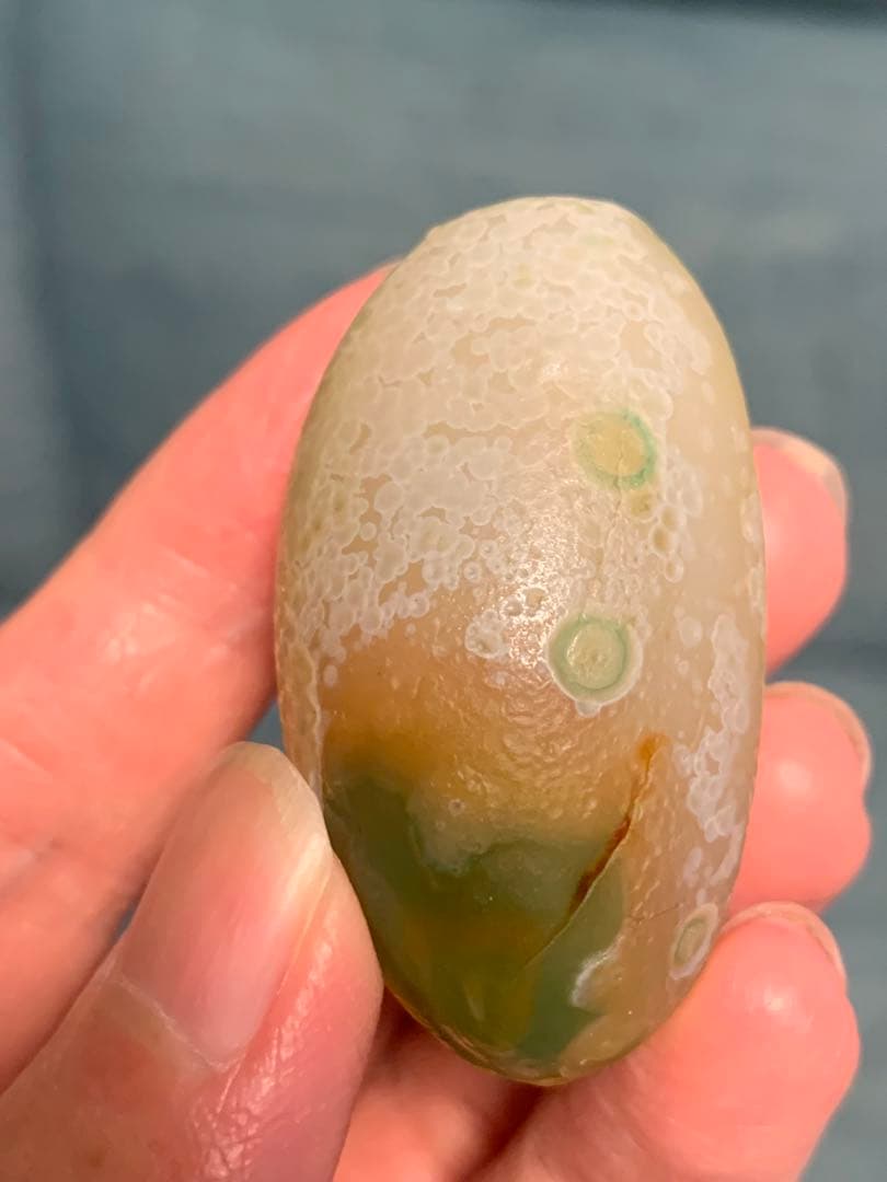 17 アラシャンゴビアゲート　蒙古瑪瑙　原石　水石　翡翠　オパール　根付　天珠