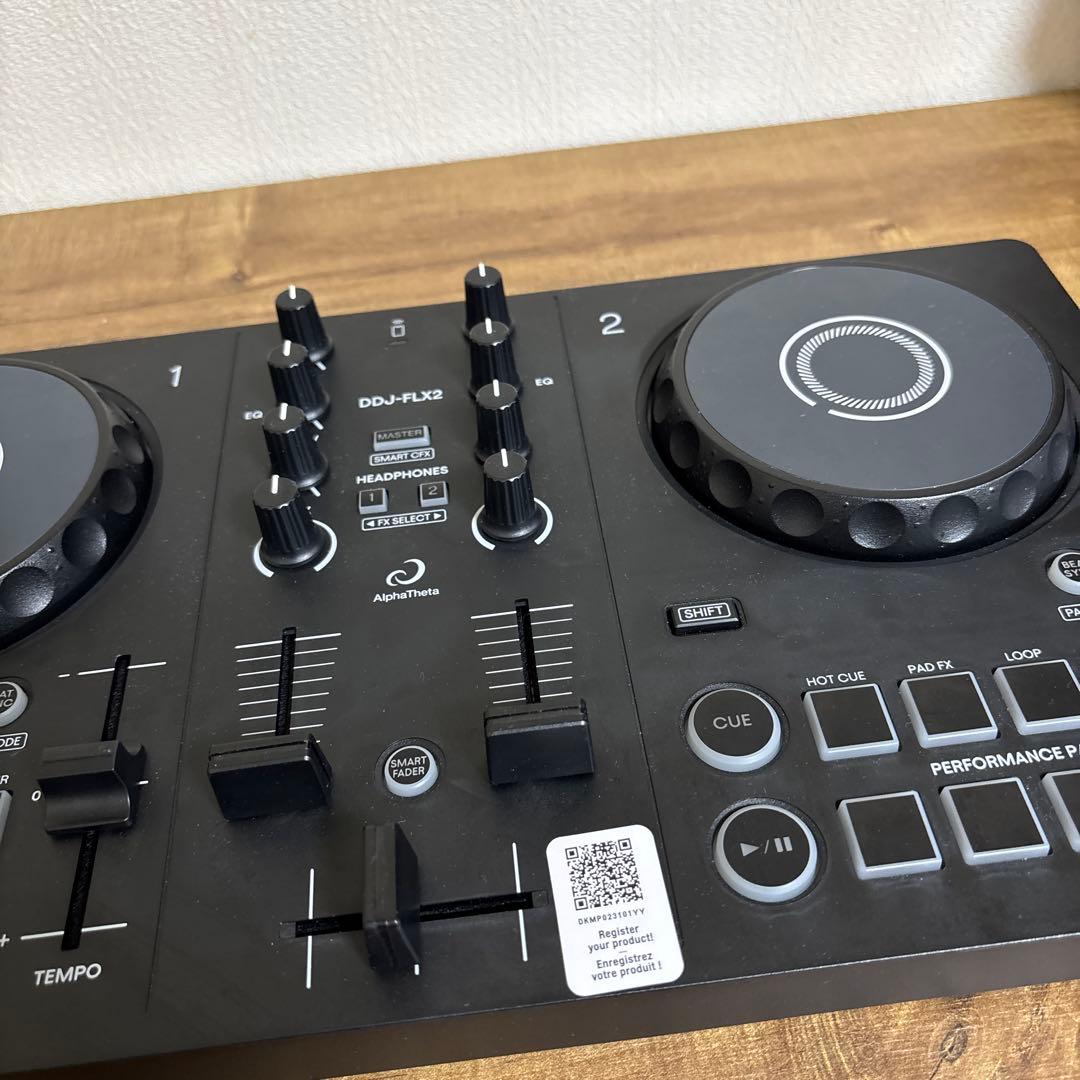【DDJ FLX-2 DJコントローラー 】 箱・説明書・TypeCケーブル付き