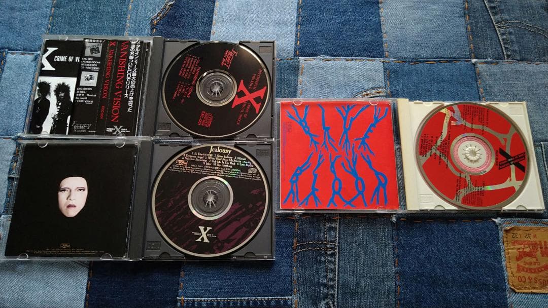 超希少／X JAPAN／HIDEサイン／額装／SHOXX／当時もの