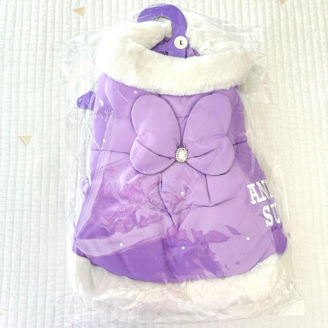 ANNA SUI 犬服　プリンセスリアルダウンコートＬ