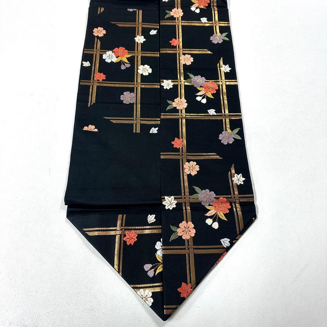 専用帯5744 ●高級 正絹 名古屋仕立て 名古屋帯