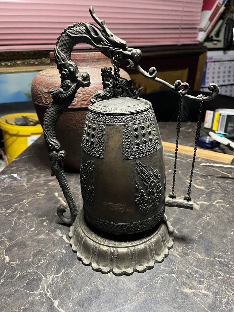 半鐘 、釣鐘梵鐘 中国骨董 半鐘釣鐘 梵鐘 中国美術