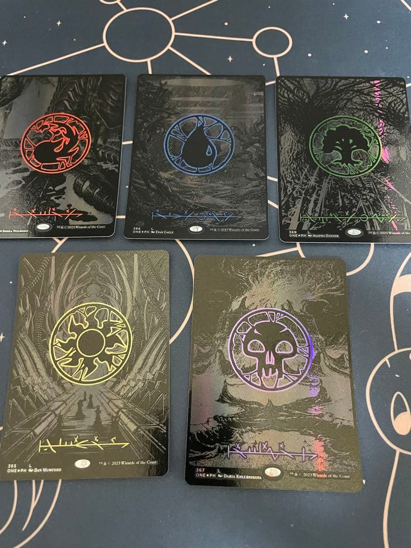 【ペペロンチーノ】オイルスリック土地セット mtg