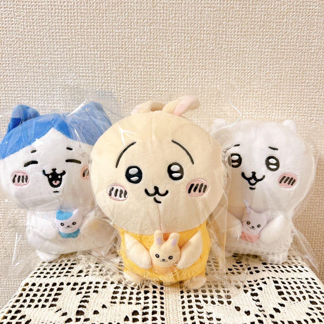 ちいかわ なんとかバニア ぬいぐるみ 3点セット ちいかわ ハチワレ うさぎ