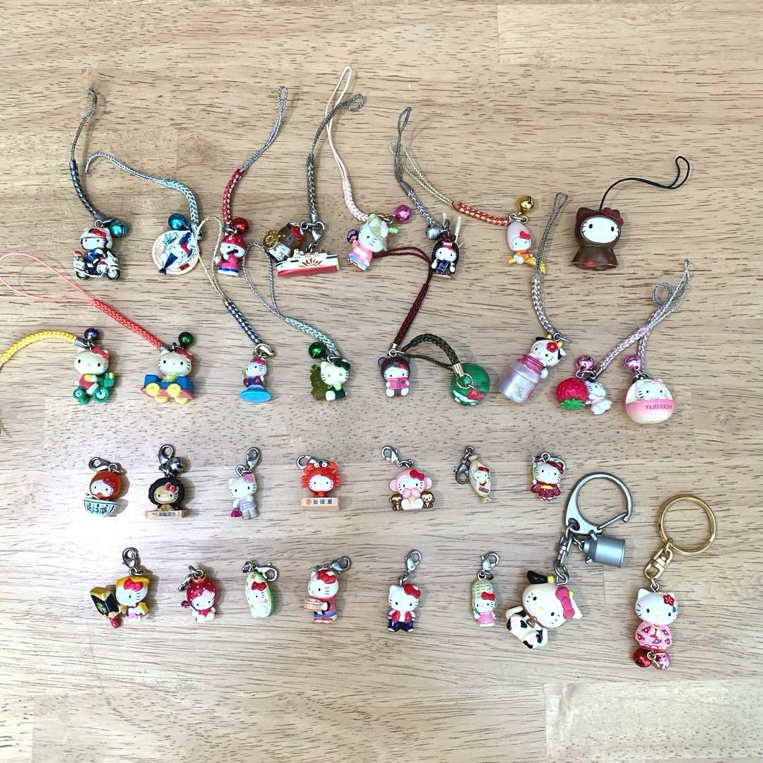 キティ　ご当地　ストラップ　キーホルダー　根付け　まとめ売り