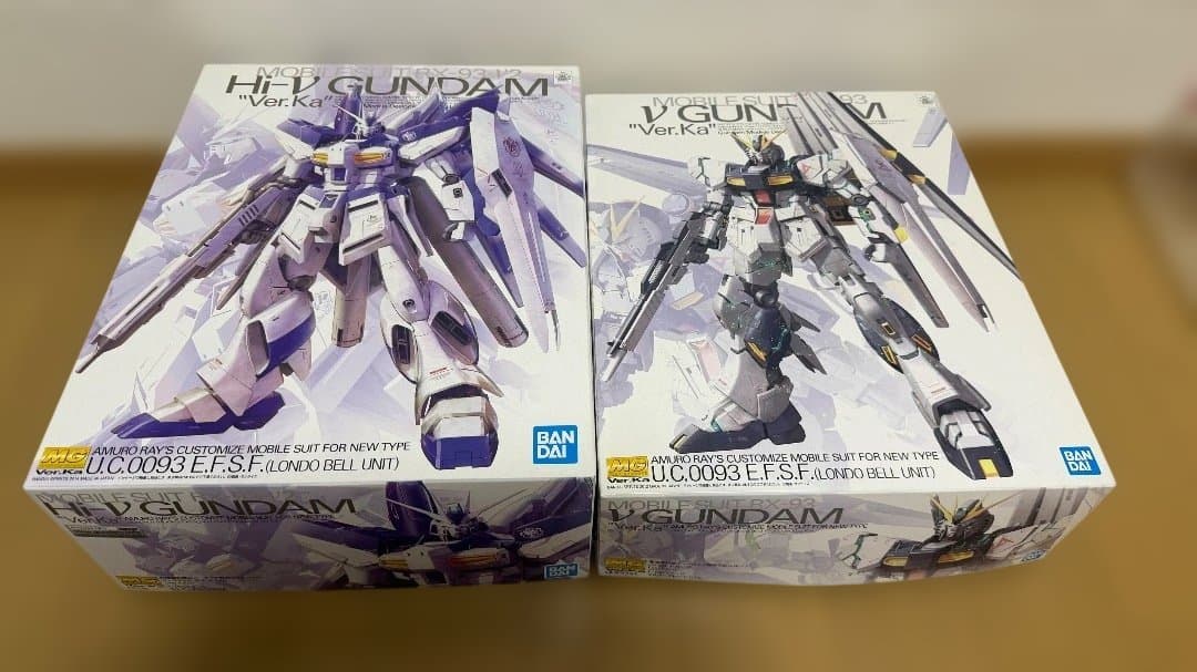 MG ニューガンダム & ハイニューガンダム セット