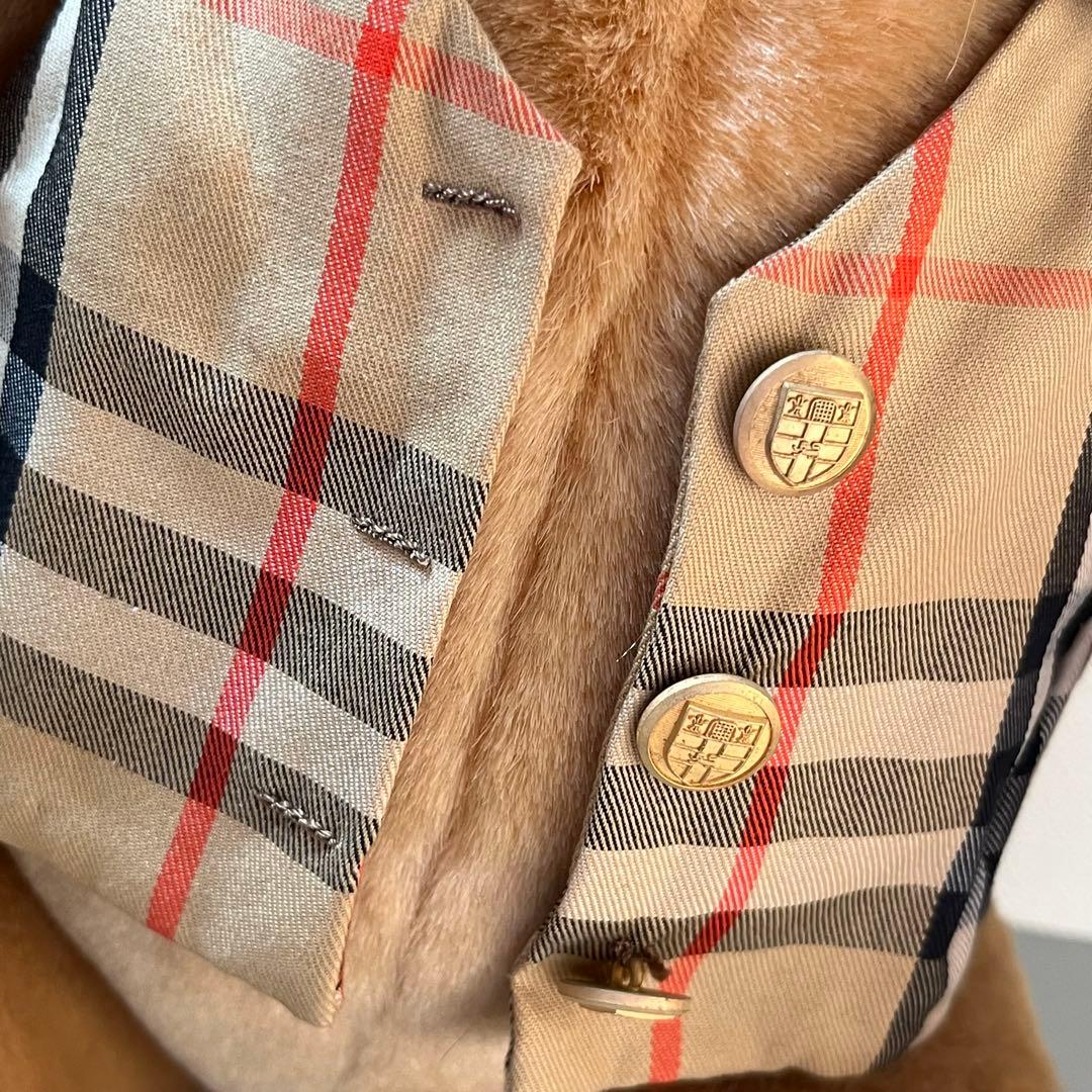 ［バーバリー］大きなテディベア（1990年代）