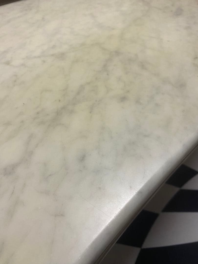 希少 ロココ♡ヴィンテージ♦️猫脚 彫刻 大理石天板 テーブル♦️フレンチ♦️引き取り