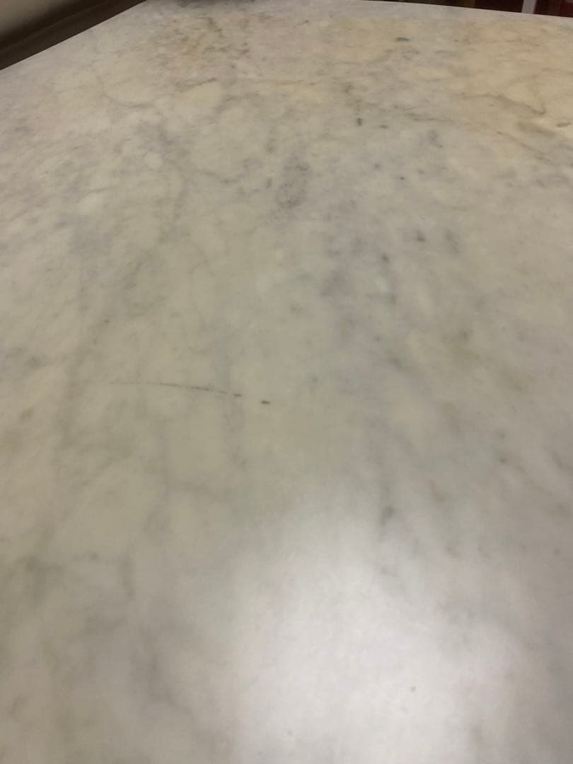 希少 ロココ♡ヴィンテージ♦️猫脚 彫刻 大理石天板 テーブル♦️フレンチ♦️引き取り