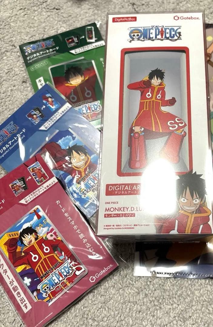 ONE PIECE MONKEY.D.LUFFY デジタルアートボックス 4点