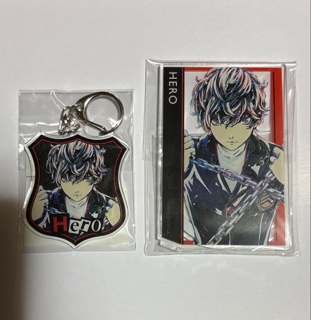 ペルソナ5 Ani-Art アクリルキーホルダー アクリルスタンド 主人公