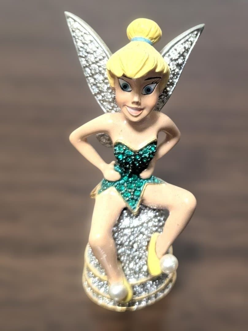 送込レア！アリバスブラザーズ限定品ティンカーベル人形スワロフスキー指ぬき