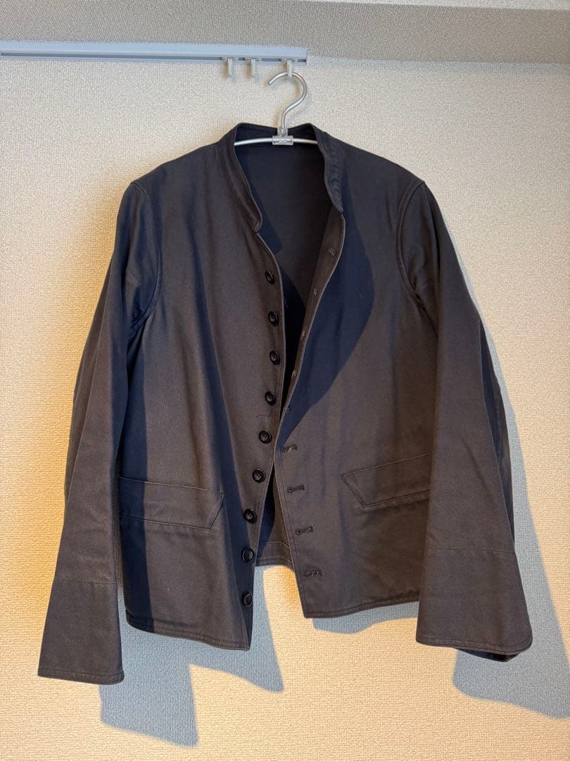 つちのこ　Anatomica ドルマンジャケット　navy