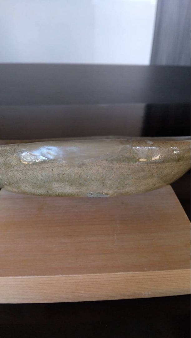 古唐津　青唐津　古美術　古道具　平盃　皿　平向付