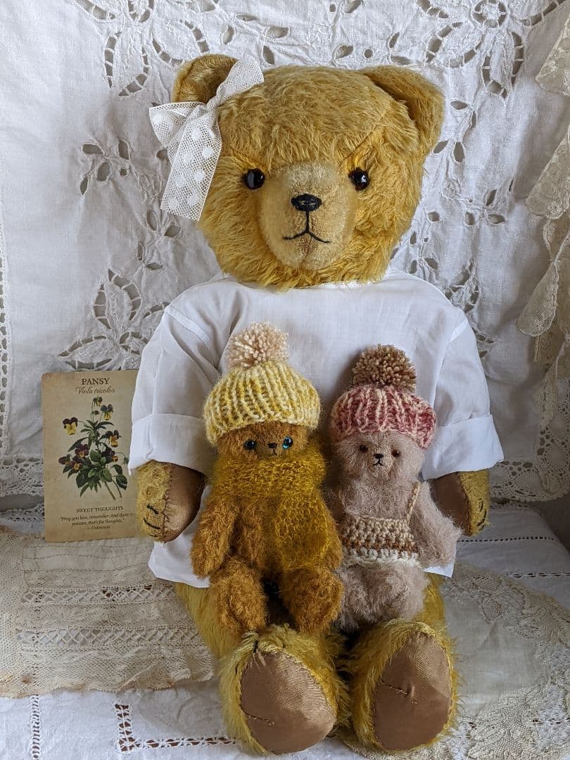 【t】小さいテディベア　14cm