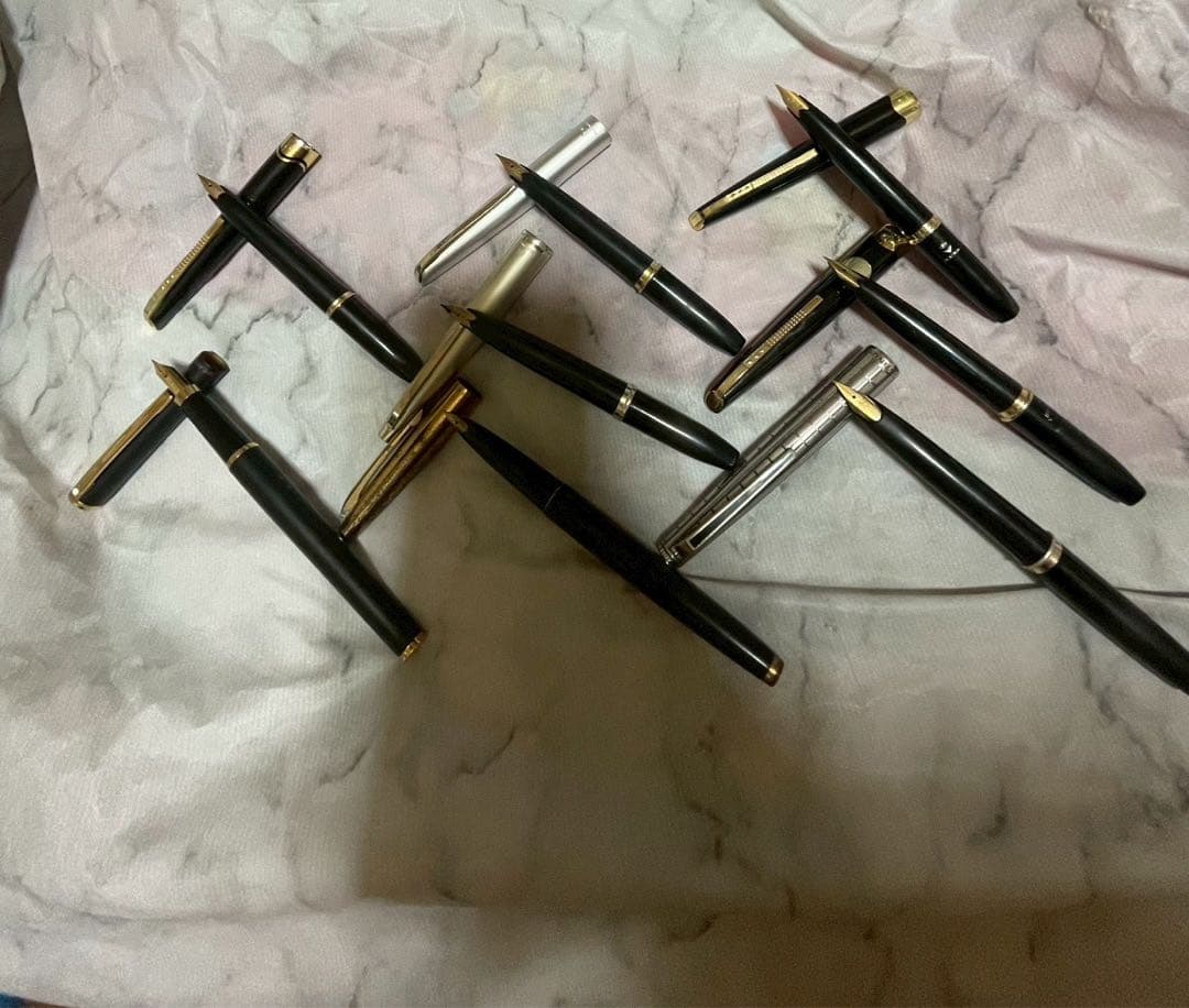 万年筆まとめK18 2本 K14 5本 他1本