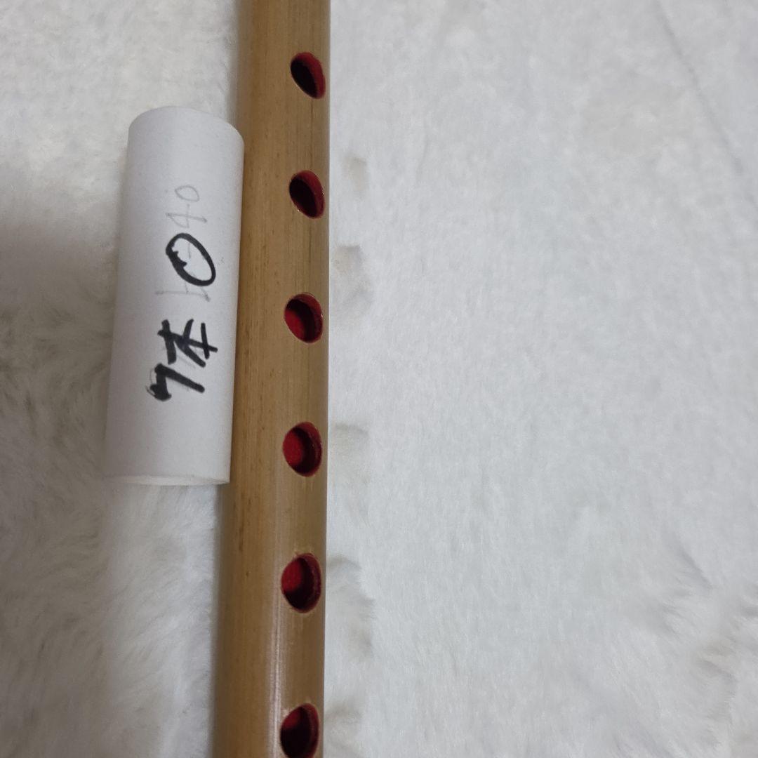 石見神楽を奏でる篠笛　父の手作り　竹製 篠笛 6穴 ナチュラルカラー