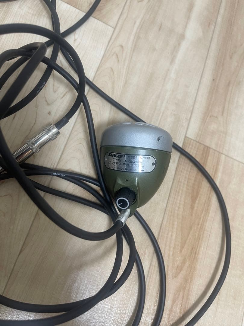 rio　SHURE model520dx ブルースハープ用マイク