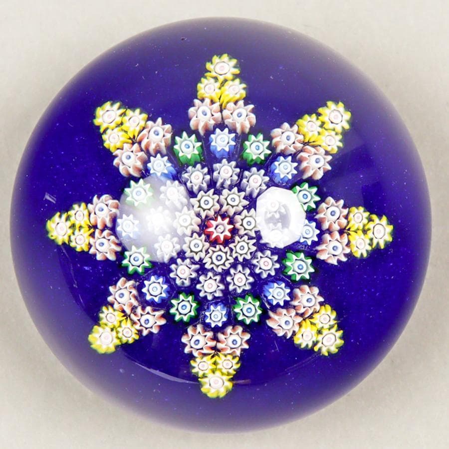 パースシャー Star Pattern 八芒星 ミルフィオリ ペーパーウエイト
