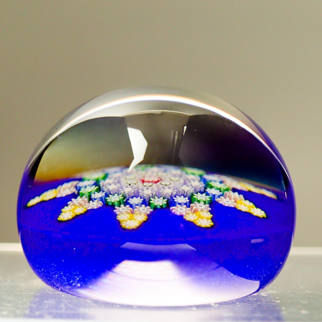 パースシャー Star Pattern 八芒星 ミルフィオリ ペーパーウエイト