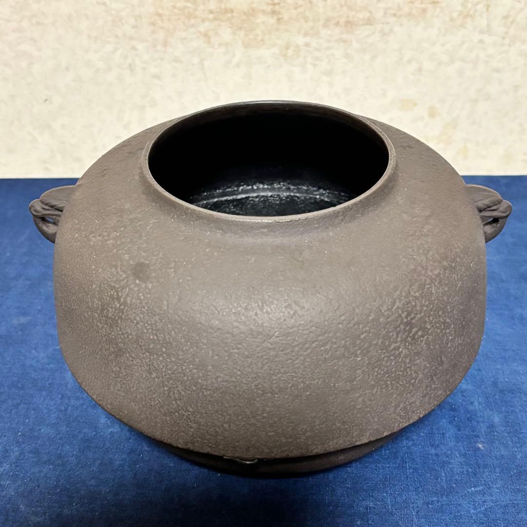 風炉/茶釜/電熱器/唐銅鬼面風炉釜/野々田製電熱器/敷板/茶道具/お点前道具