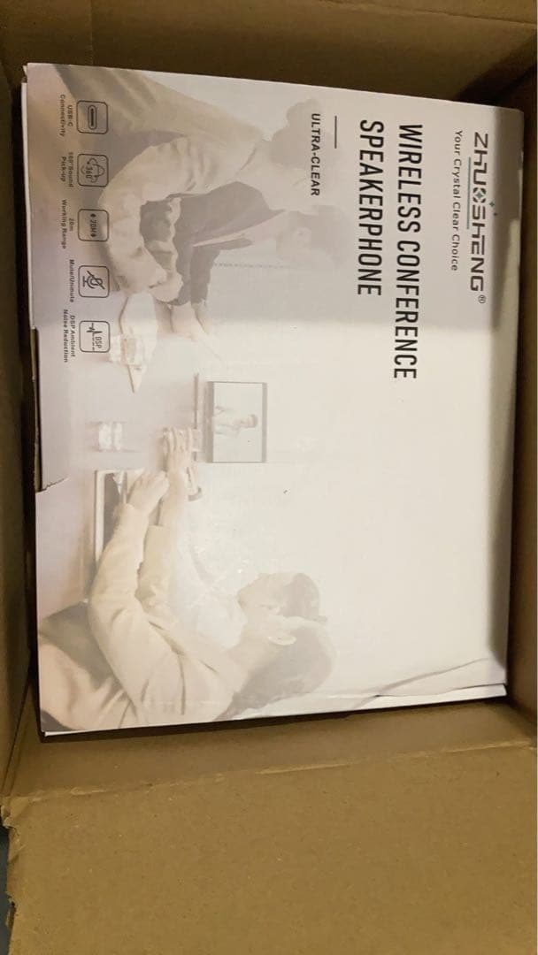 会議用マイクスピーカー全指向性集音ラベリアマイク10本付 web会議360°集音